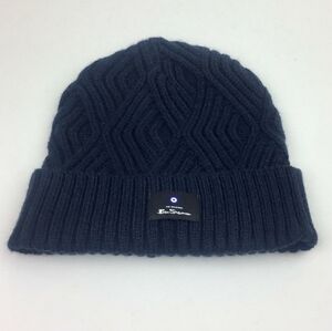 BEN SHERMAN Textured Knit  beanie Cap